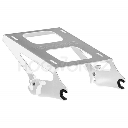 PartzBiz HD: 4414620-Hogworkz Harley Touring '09-'17 Chrome Detachable Two-Up Tour Pack Pak Mount | HW157115