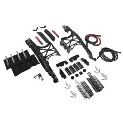PartzBiz HD HW131374 - Hogworkz Black 14-17 One Touch Saddlebag Mounting Hardware Kit สำหรับ Harley | HW131374