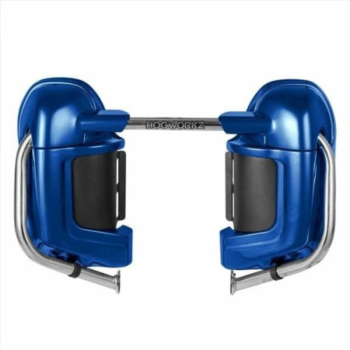 PartzBiz HD: 4414606-Hogworkz Lower Vented Fairing Lowers w/ Hardware Harley Touring Superior Blue