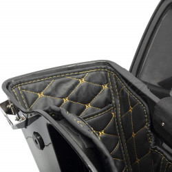 PartzBiz HD HW301021C - Hogworkz Stretched Saddlebag Liners ตะเข็บสีแบบกำหนดเอง Harley FLH/T 94-13