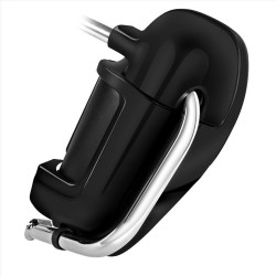 PartzBiz HD HW105208 - แฟริ่งล่าง Hogworkz Vivid Black สำหรับ Harley Road Glide '10-'17 | HW105208