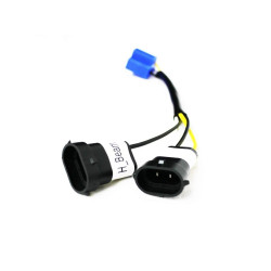 PartzBiz HD HW131133 - อะแดปเตอร์สายรัด Hogworkz สำหรับไฟหน้า LED Harley Road King 14-Up