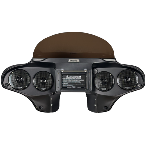 PartzBiz HD: 4414532-Hoppe Touchscreen Fairings Quadzilla; Four 5" Speakers 4 Harley 15-23 FLRT | HPKT-1057A