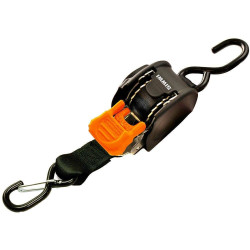 PartzBiz HD CB-F111640 - CargoBuckle F111640 Mini G3 สายรัดแบบยืดหดได้พร้อมตะขอรูปตัว S คู่ PartzBiz HD CB-F111640 - CargoBuckle F111640 Mini G3 สายรัดแบบยืดหดได้พร้อมตะขอรูปตัว S คู่