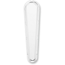 PartzBiz HD AN04-164 - Arlen Ness Chrome Beveled Dash Cover Insert สำหรับ Harley FLHX/FLTRX '08-'17 | 04-164
