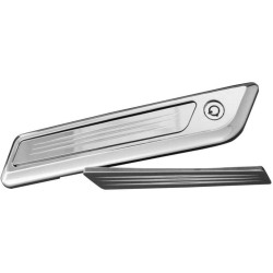 PartzBiz HD DS35010966 - Accutronix Chrome Diamond Latch Cover Inserts for Harley Touring Models 2014 - BLI14-IC