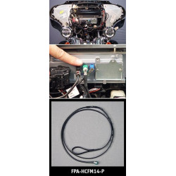 PartzBiz HD FPA-HCFM14-P - J&M FPA-HCFM14-P FLEXPOWER เสาอากาศ AM/FM/WB In-Fairing Harley 14-18 Ultra Street Glide