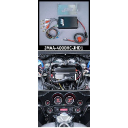 PartzBiz HD JMAA-4000HC-JHD1 - J&M JMAA-4000HC-JHD1 Performance 400w 4-CH Amp Kit 98-13 Harley Batwing Street Electra Glide Jensen HD1BT | JMAA-3600HC-JHD1 เครื่องแต่งตัว Bagger แบบ Touring