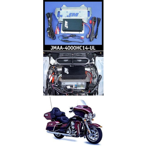 PartzBiz HD: 4414402-J&M JMAA-4000HC14-UL Performance Series 4-CH 400w Amp Kit 14-19 Harley Ultra Classic Limited FLHTCU FLHTK | JMAA-3600HC14-UL PartzBiz HD: 4414402-J&M JMAA-4000HC14-UL Performance Series 4-CH 400w Amp Kit 14-19 Harley Ultra Classic Limited FLHTCU FLHTK | JMAA-3600HC14-UL