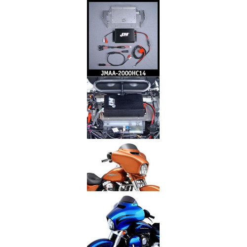 PartzBiz HD: 4414404-J&M Performance Series 180W 2-Ch Amp Kit 14-18 Harley FLHX / Ultra J&M Performance Series 200W 2-Ch Amp Kit 14-18 Harley FLHX / Ultra