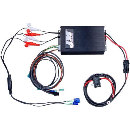 PartzBiz HD: 4414406-J&M Performance Series 4 Channel Amplifier Kit Universal Amp 98-13 Harley Bagger Touring Road Glide Electra Street Glide Custom Chopper Motorcycle Sound System Speaker Audio Best New Upgrade Replacement PartzBiz HD: 4414406-J&M Performance Series 4 Channel Amplifier Kit Universal Amp 98-13 Harley Bagger Touring Road Glide Electra Street Glide Custom Chopper Motorcycle Sound System Speaker Audio Best New Upgrade Replacement