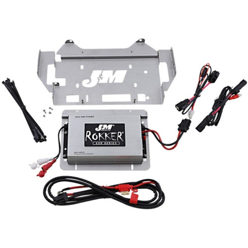 PartzBiz HD: 4414409-J&M 400w 2-CH Amplifier Kit Harley Infotainment Street Glide Ultra 14-20