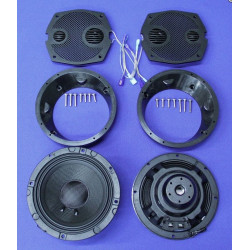 PartzBiz HD HC13-6712GTM-XXR - J&M Rokker XX 6.71 ชุดลำโพง Batwing Fairing 2 ลำโพงหน้า Harley Touring HC13-6712GTM-XXR