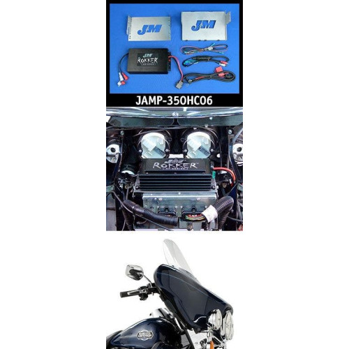 PartzBiz HD: 4414381-J&M ROKKER XXR 350 Watt 2-Channel Amp Kit 06-13 Harley Street Glide Ultra FLH/X | JAMP-350HC06 PartzBiz HD: 4414381-J&M ROKKER XXR 350 Watt 2-Channel Amp Kit 06-13 Harley Street Glide Ultra FLH/X | JAMP-350HC06