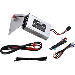 PartzBiz HD JAMP-400HR06 - J&M ROKKER XXR 400W 2-Channel Amplifier Install Kit Harley Road Glide 06-13