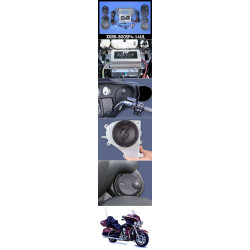 PartzBiz HD XXRK-800SP4-14UL - J&M ROKKER XXR EXTREME 800w Watt 4-Speaker Amplifier Kit 14-18 Harley Ultra /Ltd | J&M ROKKER XXR EXTREME 800w Watt 4-Speaker Amplifier Kit 14-18 Harley Ultra /Ltd | เครื่องเสียง XXRK-800SP4-14UL อัพเกรดระบบเสียง davidson touring ดีที่สุดสำหรับ