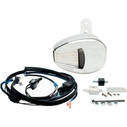 PartzBiz HD TR461063 - Jim's Polished ForceFlow คูลเลอร์ฝาสูบ คูลเลอร์เครื่องยนต์ Harley 99-16 | 5400