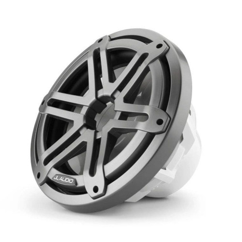 PartzBiz HD: 4414252-JL Audio 10-Inch Marine Subwoofer Driver; Metallic Gray Sport Grille 4?