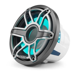 PartzBiz HD JL-M6-10IB-S-GmTi-i-4 - JL Audio 10-Inch Marine Subwoofer Driver W/Transflective LED Metal Grey Sport Grille PartzBiz HD JL-M6-10IB-S-GmTi-i-4 - JL Audio 10-Inch Marine Subwoofer Driver W/Transflective LED Metal Grey Sport Grille