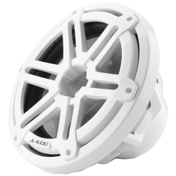 PartzBiz HD JL-M3-10LB-S-GW-4 - JL Audio 10 ” Marine Subwoofer Driver สีขาวเงา Sport Grille - 4ohm