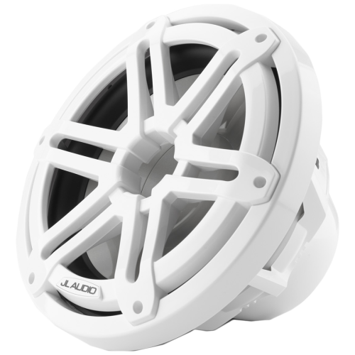 PartzBiz HD: 4414256-JL Audio 10" Marine Subwoofer Driver Gloss White Sport Grille - 4ohm