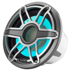 PartzBiz HD JL-M7-12LB-S-GMTI-I-4 - JL Audio ซับวูฟเฟอร์แบบมารีนขนาด 12 นิ้ว พร้อมไฟ RGB LED แบบสปอร์ต Grille Gunmetal