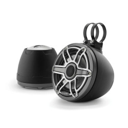 PartzBiz HD JL-M6-650VEX-Mb-S-GmTi - JL Audio ตู้โคแอกเซียลแบบปิดขนาด 6.5 นิ้วกระจังหน้าแบบสปอร์ตไทเทเนียมสีดำด้าน