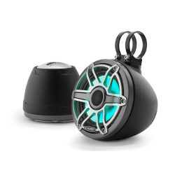 PartzBiz HD JL-M6-650VEX-Mb-S-GmTi-i - JL Audio ระบบโคแอกเชียลแบบปิดขนาด 6.5 นิ้ว W/LED Matte Black Enclosure Sport Grille