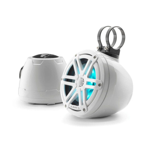 PartzBiz HD: 4414217-JL Audio 6.5-Inch Enclosed Coaxial System W/RGB LED Gloss White Sport Grille PartzBiz HD: 4414217-JL Audio 6.5-Inch Enclosed Coaxial System W/RGB LED Gloss White Sport Grille