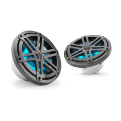 PartzBiz HD JL-M3-770X-S-Gm-i - JL Audio ลำโพงโคแอกเชียลมารีนขนาด 7.7 นิ้วกระจังหน้าแบบสปอร์ตสีเทาเมทัล พร้อมไฟ LED RGB