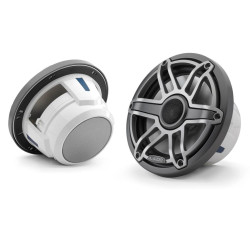 PartzBiz HD JL-M6-770X-S-GmTi - JL Audio ลำโพงโคแอกเชียลมารีนขนาด 7.7 นิ้ว Metal Grey Trim Ring Sport Grille
