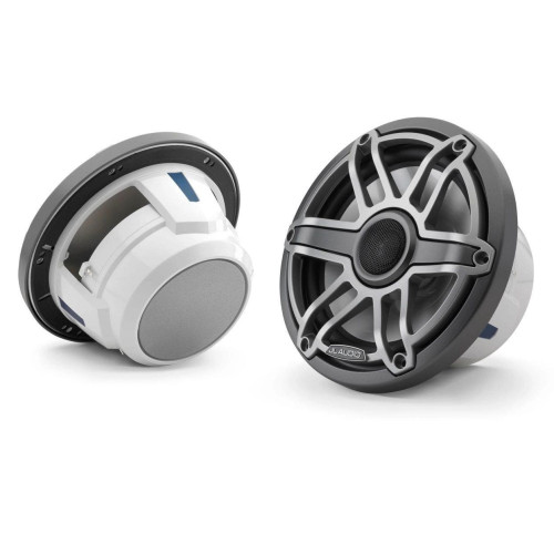 PartzBiz HD: 4414196-JL Audio 7.7-Inch Marine Coaxial Speakers Metal Gray Trim Ring Sport Grille PartzBiz HD: 4414196-JL Audio 7.7-Inch Marine Coaxial Speakers Metal Gray Trim Ring Sport Grille