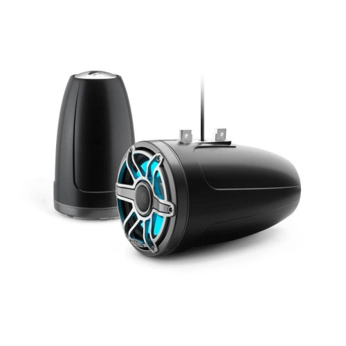 PartzBiz HD: 4414161-JL Audio 8.8-Inch Enclosed Tower Coaxial System W/Transflective LED; Satin Black Sport Grille PartzBiz HD: 4414161-JL Audio 8.8-Inch Enclosed Tower Coaxial System W/Transflective LED; Satin Black Sport Grille