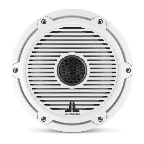PartzBiz HD: 4414125-JL Audio M6 7.7-inch Marine Boat Coaxial Speaker Set w/ White Classic Grilles