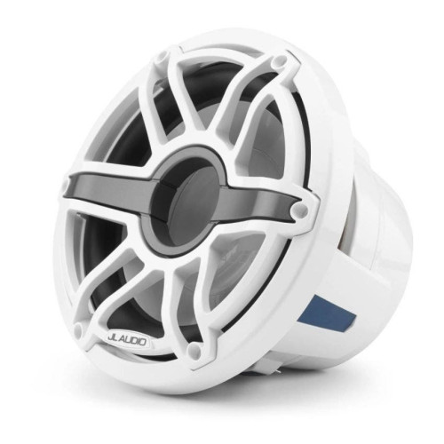 PartzBiz HD: 4414099-JL Audio M6 Series - 10-inch (250 mm) Marine Subwoofer Driver; Gloss White Trim Ring; Gloss White Sport Grille; 4 Œ©