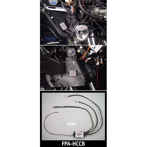 PartzBiz HD: 4414062-J&M FPA-HCCB Flexpower In-Fairing เสาอากาศ CB ที่ซ่อนอยู่สำหรับ Harley FLH/FLT 06-13