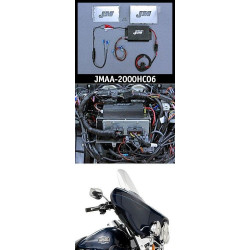 PartzBiz HD JMAA-2000HC06 - J&M JMAA-2000HC06 Performance Series 200w 2-CH Amp Kit 06-13 Harley Batwing Touring Dresser Bagger | เจเอ็มเอเอ-1800HC06