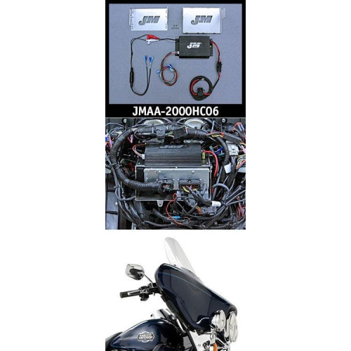 PartzBiz HD: 4414066-J&M JMAA-2000HC06 Performance Series 200w 2-CH Amp Kit 06-13 Harley Batwing Touring Dresser Bagger | JMAA-1800HC06 PartzBiz HD: 4414066-J&M JMAA-2000HC06 Performance Series 200w 2-CH Amp Kit 06-13 Harley Batwing Touring Dresser Bagger | JMAA-1800HC06