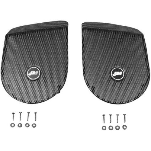 PartzBiz HD: 4414040-J&M Saddlebag Lid Speaker Grill Sets for Harley 98-13 FLH/T Boom Speaker Lids | HGRL-SD06 PartzBiz HD: 4414040-J&M Saddlebag Lid Speaker Grill Sets for Harley 98-13 FLH/T Boom Speaker Lids | HGRL-SD06