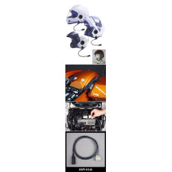 PartzBiz HD HSPT-H14S - J&M Solo Headset Connection Harness Kit For 2014 Harley Flhx Streetglide