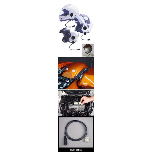 PartzBiz HD: 4414041-J&M Solo Headset Connection Harness Kit For 2014 Harley Flhx Streetglide