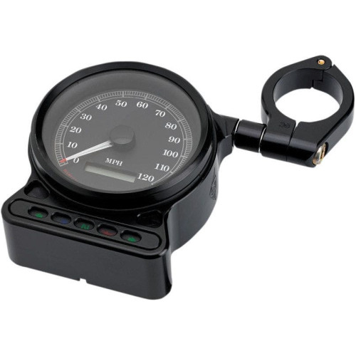 PartzBiz HD: 4414044-Joker Black Anodized Side Mount Speedo Relocation Bracket Harley Sportster XL 1995-2014 w/ 39MM Forks 10-319B PartzBiz HD: 4414044-Joker Black Anodized Side Mount Speedo Relocation Bracket Harley Sportster XL 1995-2014 w/ 39MM Forks 10-319B