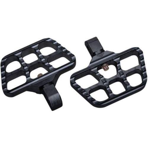 PartzBiz HD: 4414026-Joker Machine 08-644-7B Black Mini Passenger Floorboards 18-19 Harley Softail motorcycle foot pegs boards 16210920 1621-0920