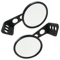 PartzBiz HD DS06401360 - Joker Machine Beer Schooner กระจกมองข้างซ้ายสำหรับ Harley หรือ Metric - 03-021L