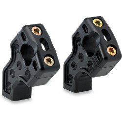 PartzBiz HD DS06020721 - Joker Machine Black Ano 2.5 Rise 1.5 Pullback Machined Risers Harley & Custom - 03-866B PartzBiz HD DS06020721 - Joker Machine Black Ano 2.5 Rise 1.5 Pullback Machined Risers Harley & Custom - 03-866B