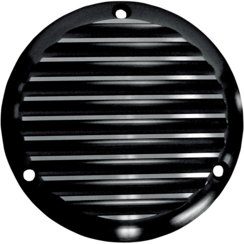 PartzBiz HD: 4414005-Joker Machine Black Finned 3 Hole Derby Cover for Harley Big Twin 70-98 | 06-98TC PartzBiz HD: 4414005-Joker Machine Black Finned 3 Hole Derby Cover for Harley Big Twin 70-98 | 06-98TC