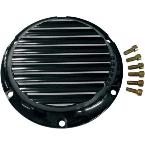 PartzBiz HD: 4414007-Joker Machine Black Finned Derby Cover for Harley Sportster XL 04-15 | 10-690B PartzBiz HD: 4414007-Joker Machine Black Finned Derby Cover for Harley Sportster XL 04-15 | 10-690B