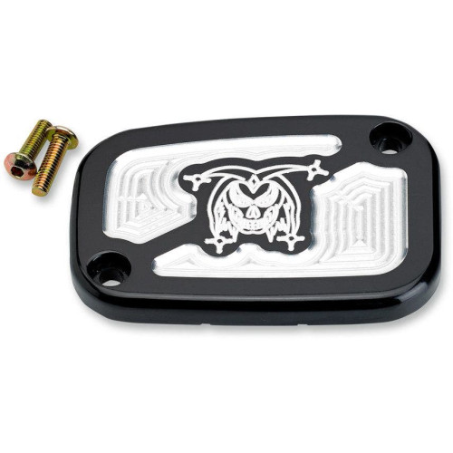 PartzBiz HD: 4413956-JOKER Machine Black JOKER ฝาปิดกระบอกเบรคหน้า Harley 08-15 FLH/T - 08-003B PartzBiz HD: 4413956-JOKER Machine Black JOKER ฝาปิดกระบอกเบรคหน้า Harley 08-15 FLH/T - 08-003B