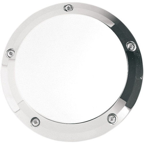 PartzBiz HD: 4413962-Joker Machine Chrome Smooth 5 Hole Derby Cover for Harley Twin Cam 99-16 | 06-99S