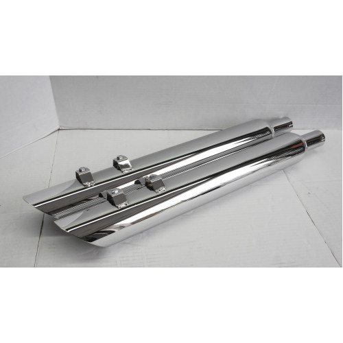 PartzBiz HD: 4413935-Jones Exhaust Full Boar Slash Down Slip-On Muffler 2.5" Baffle Harley FLH 2017 | JAC31230MC250-8 PartzBiz HD: 4413935-Jones Exhaust Full Boar Slash Down Slip-On Muffler 2.5" Baffle Harley FLH 2017 | JAC31230MC250-8